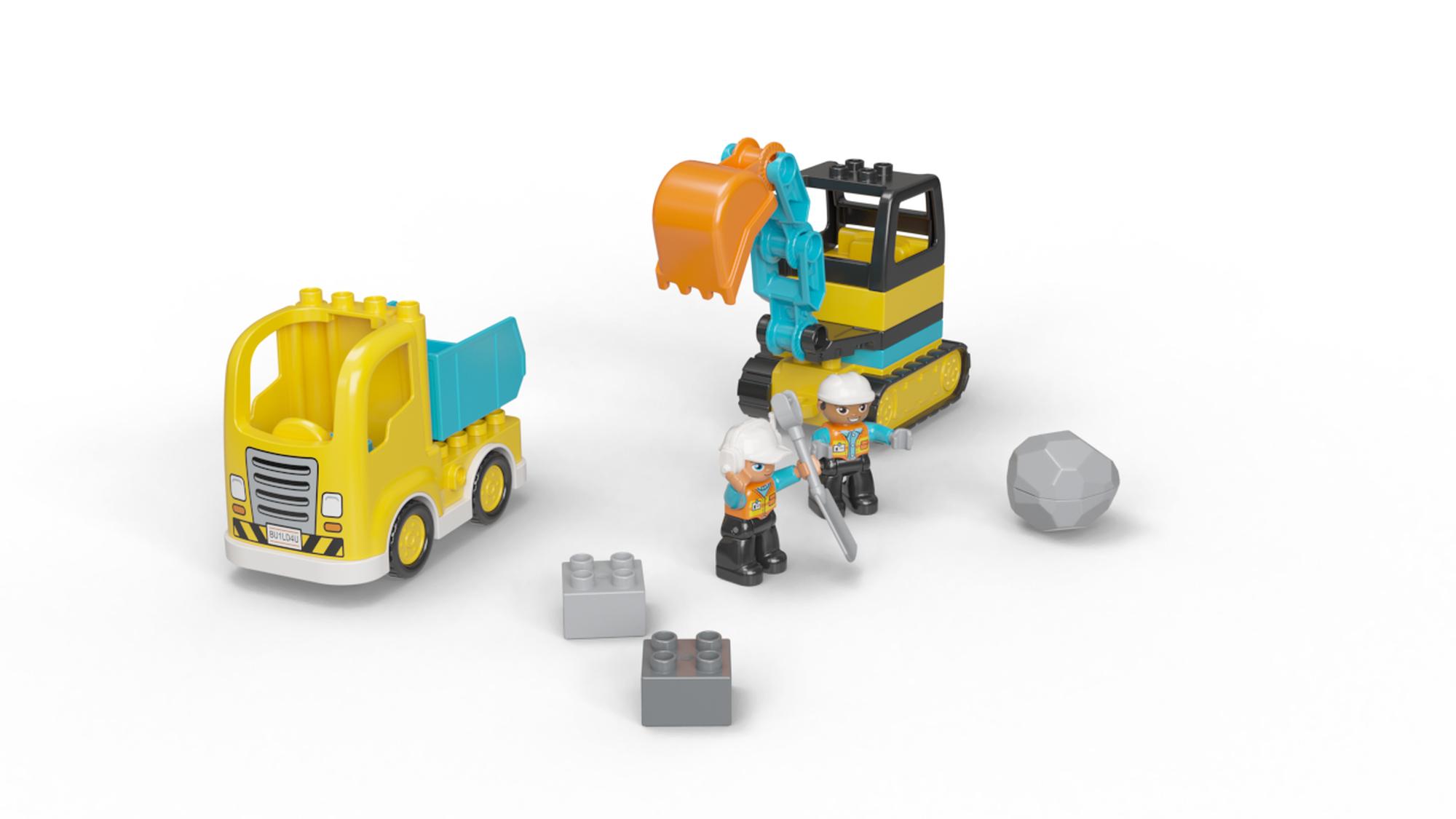 DUPLO 10931 Truck Tracked Excavator 5702016618204 BRICKshop