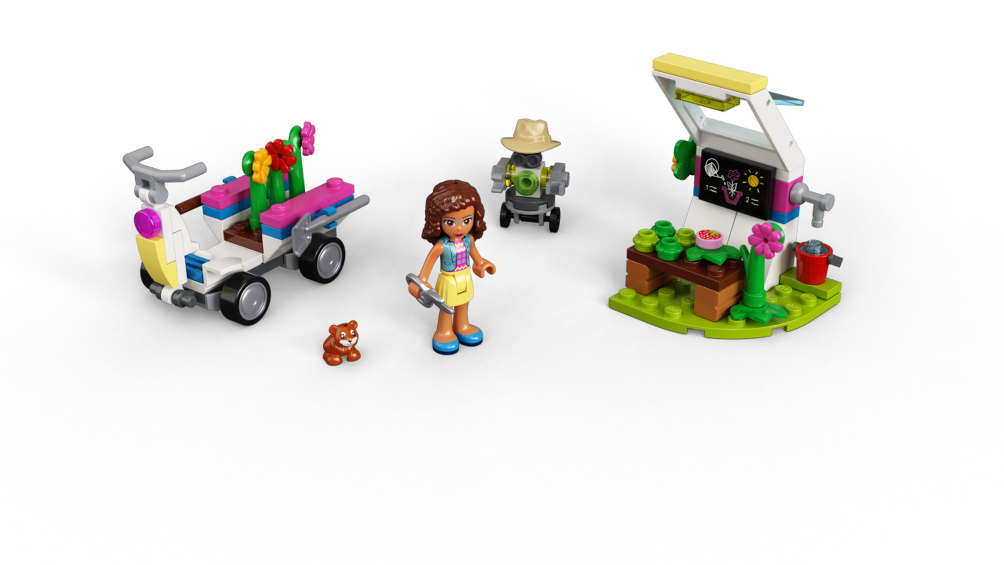 NEW LEGO Friends Olivia and Zobo the Robot, Farmer Garden Minifigure 41425  Doll
