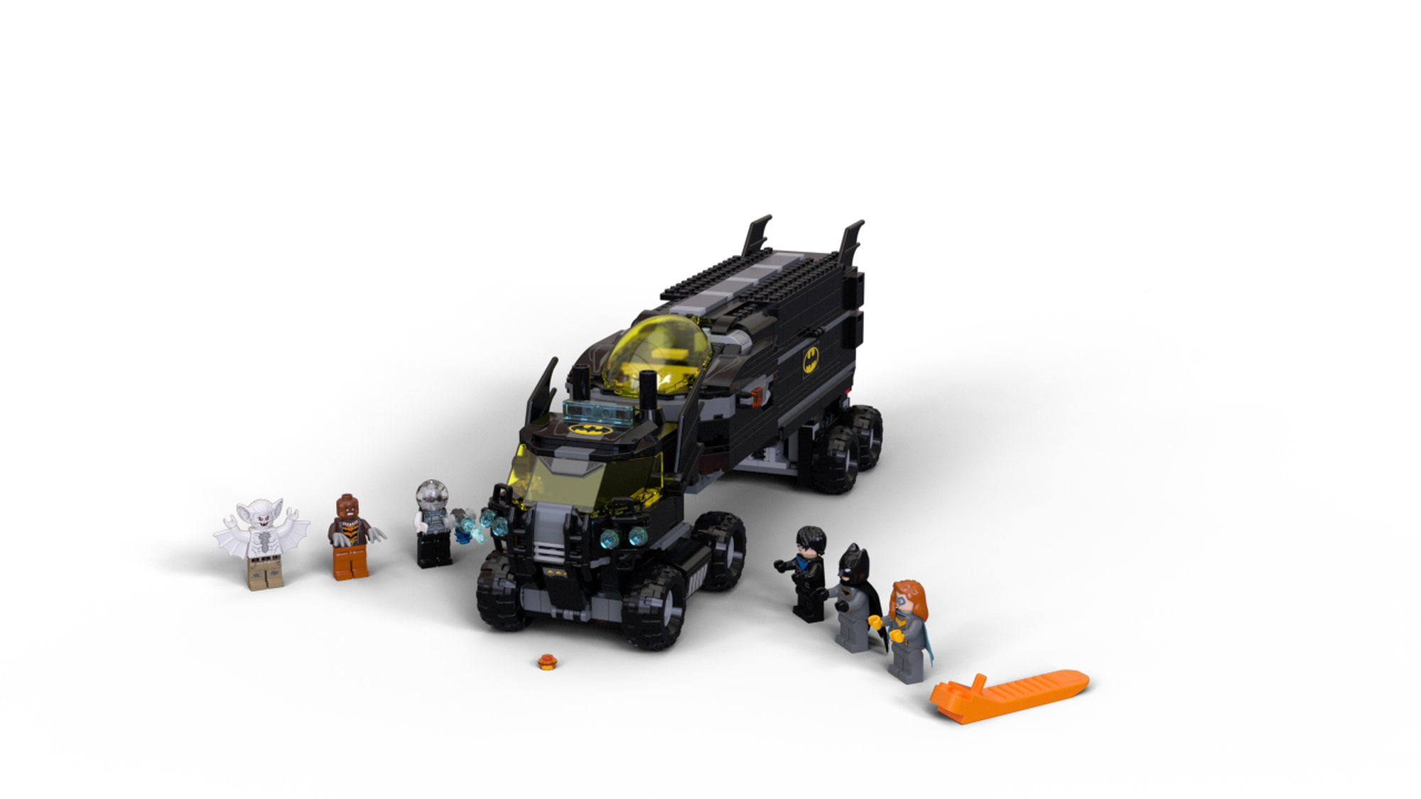  LEGO DC Mobile Bat Base 76160 Batman Building Toy, Gotham City  Batcave Playset and Action Minifigures, Great 'Build Your Own Truck' Batman  Gift for Kids Aged 6 and up (743 Pieces) 