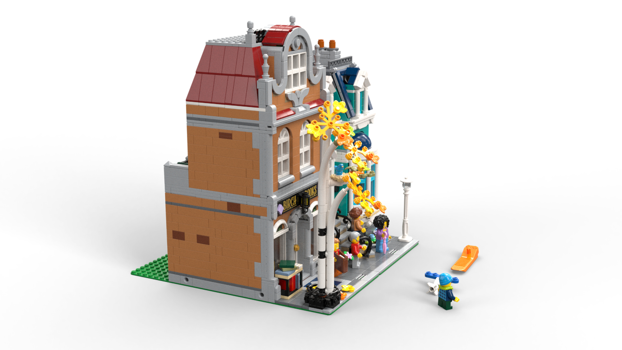 Lego bookshop alternate build hotsell