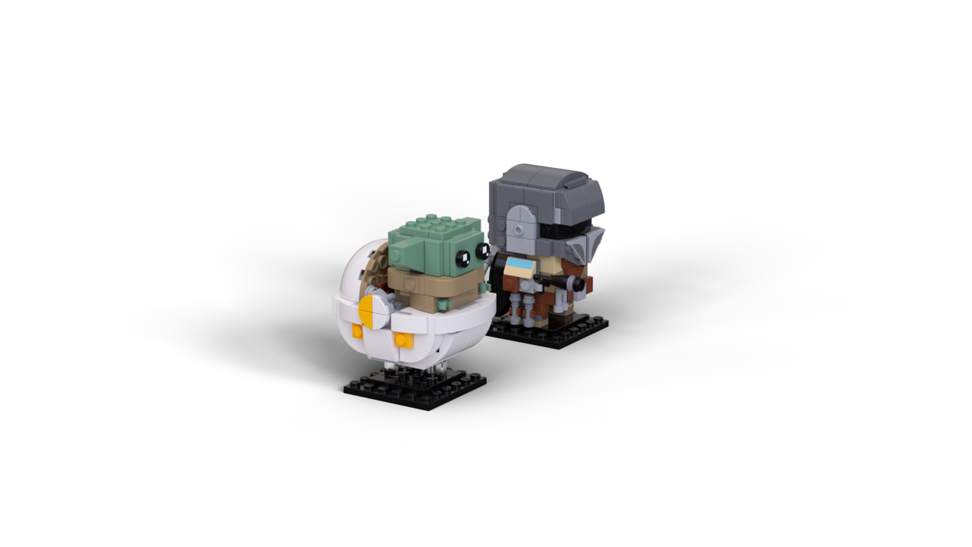 LEGO Brickheadz De Mandalorian en het 