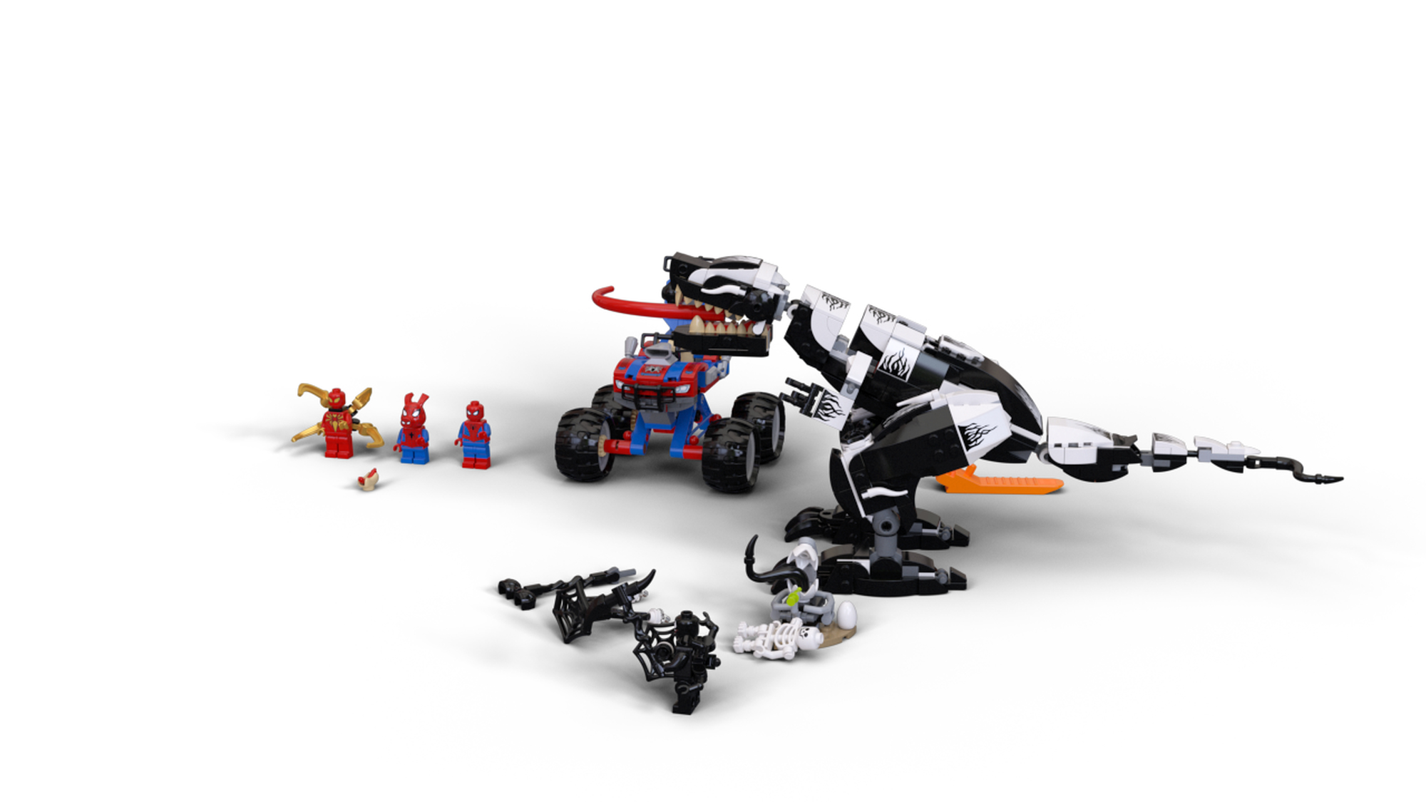 Lego spider man venomsaurus sale