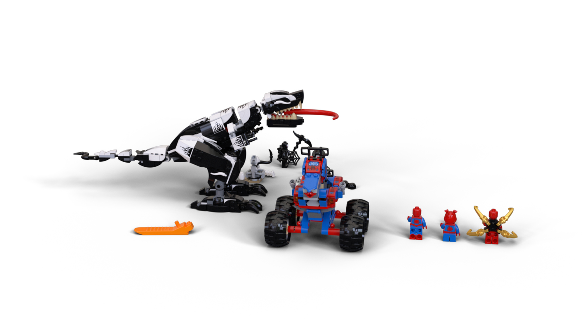 Lego spider man venom t online rex