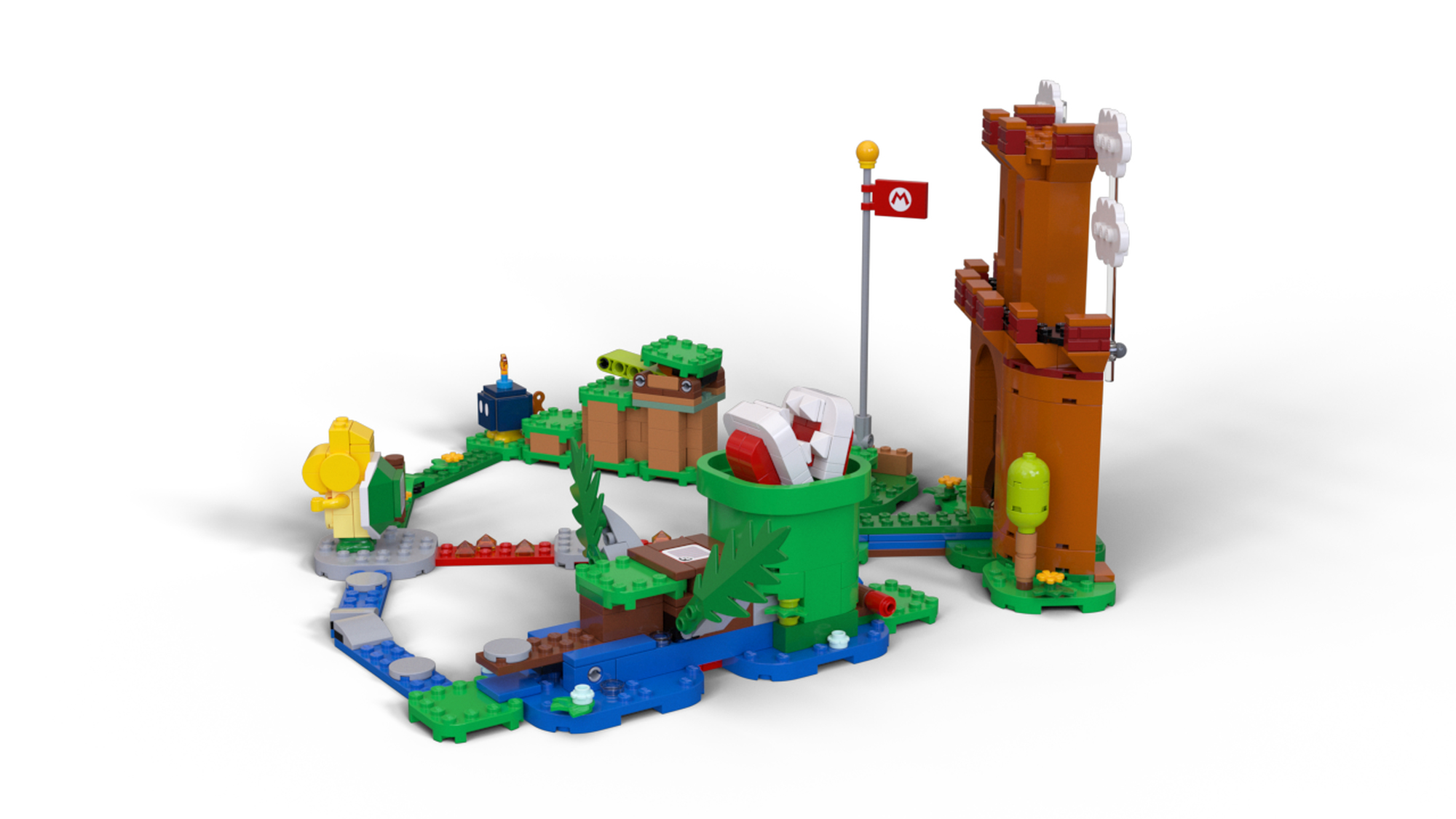 Lego super mario online guarded fortress expansion set