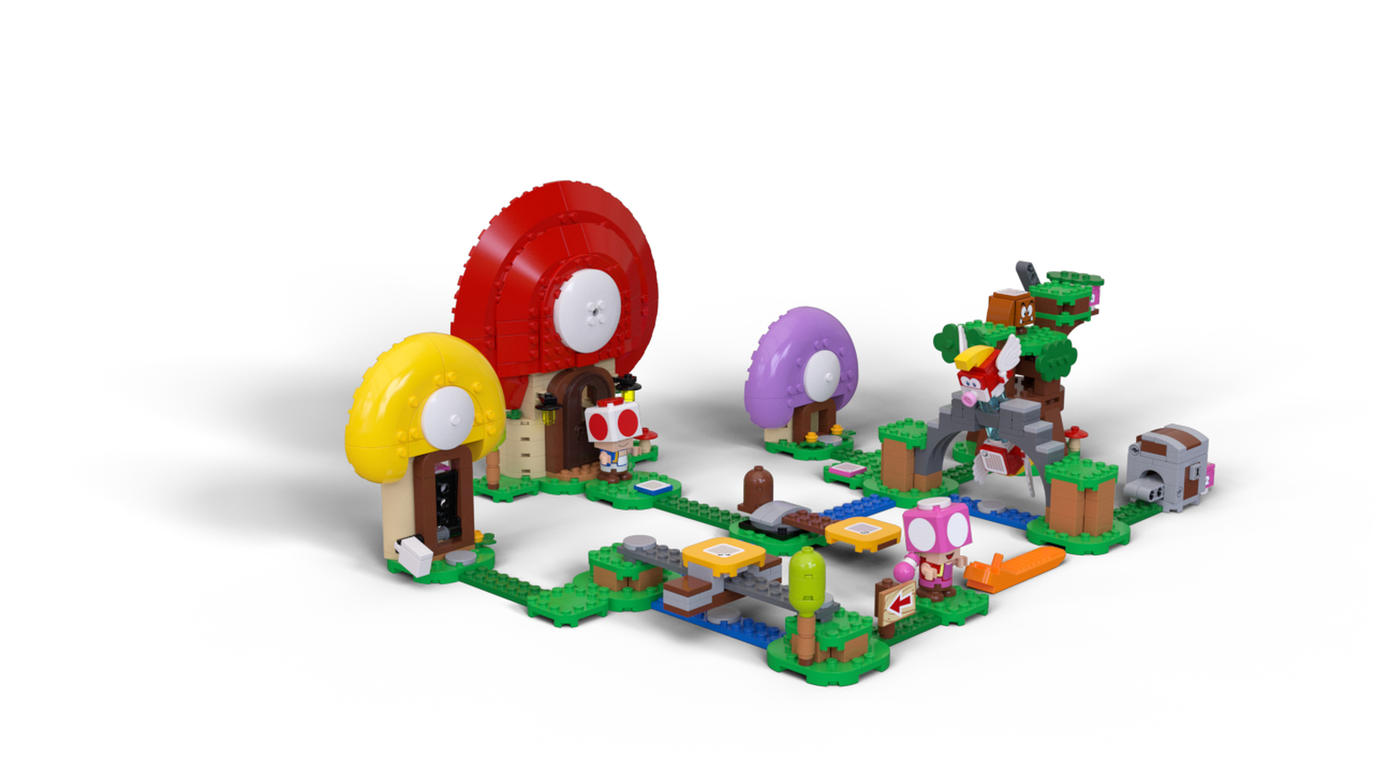 Lego mario best sale toad village