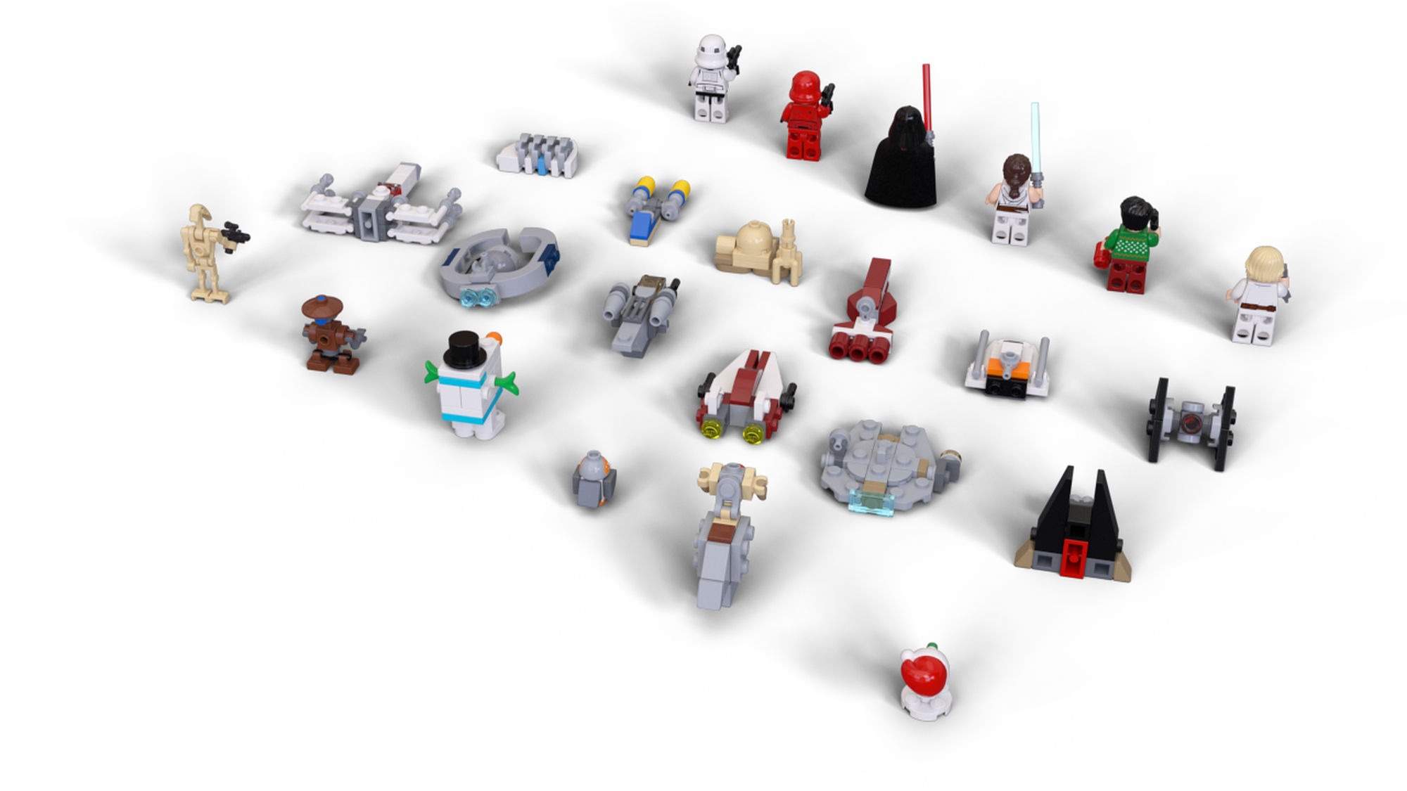 Lego star wars advent calendar 2020 contents sale