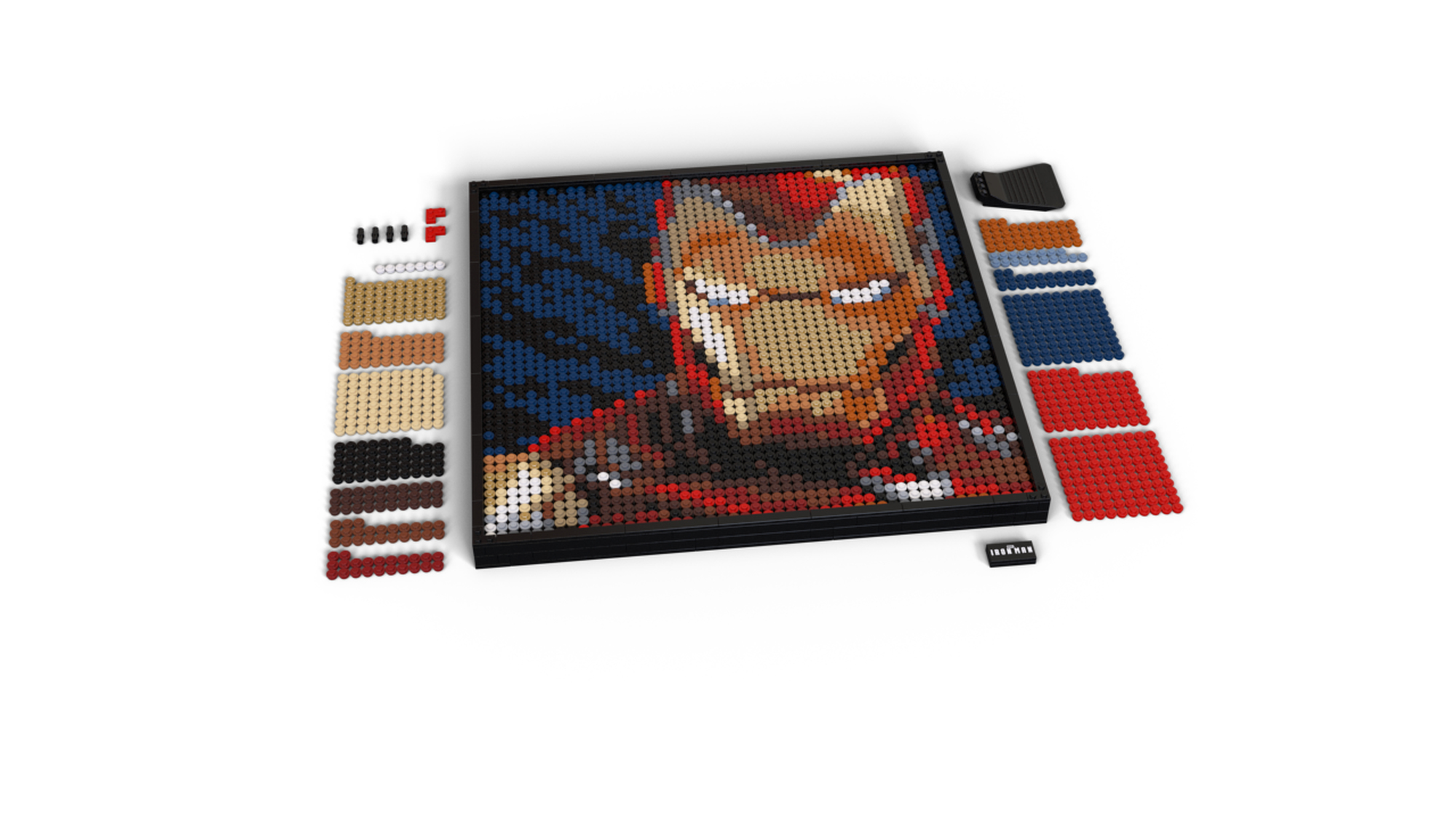 Iron man lego puzzle hot sale