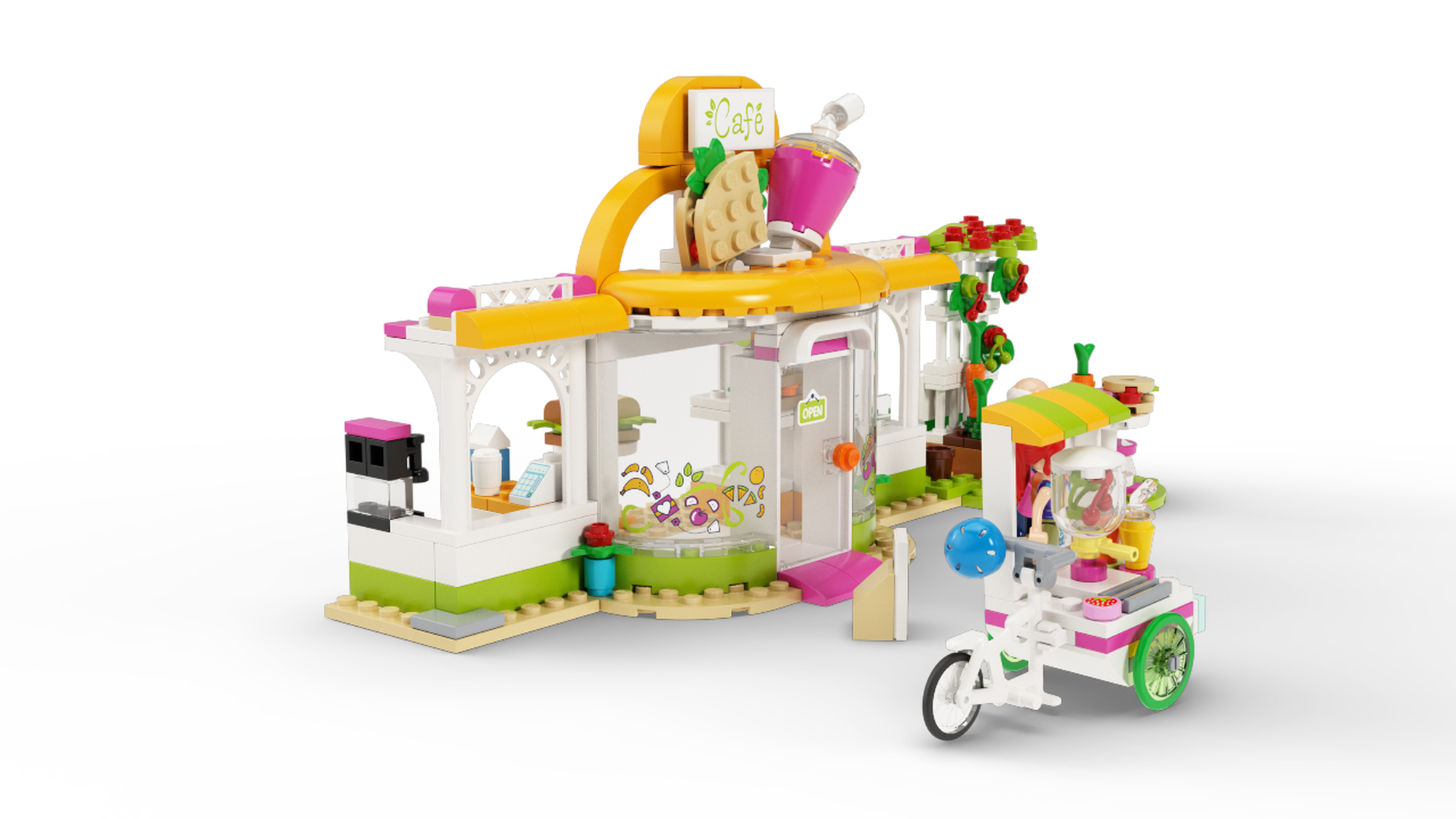  LEGO Friends Heartlake City Organic Café 41444 Building Kit;  Modern Living Set for Kids Comes Friends Mia, New 2021 (314 Pieces) : Toys  & Games