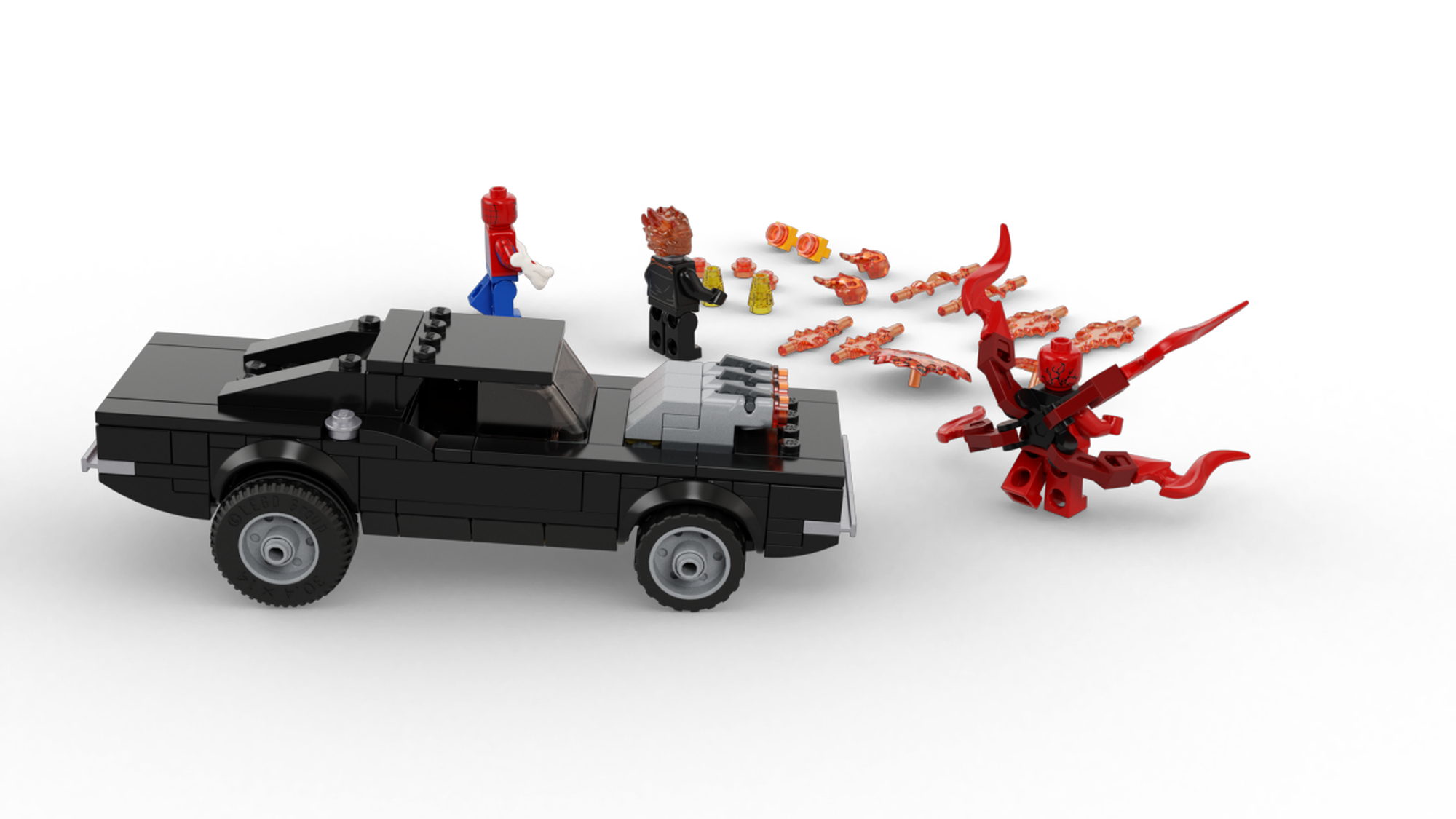 LEGO 76173 Spider-Man and Ghost Rider VS Carnage, 5702016912784