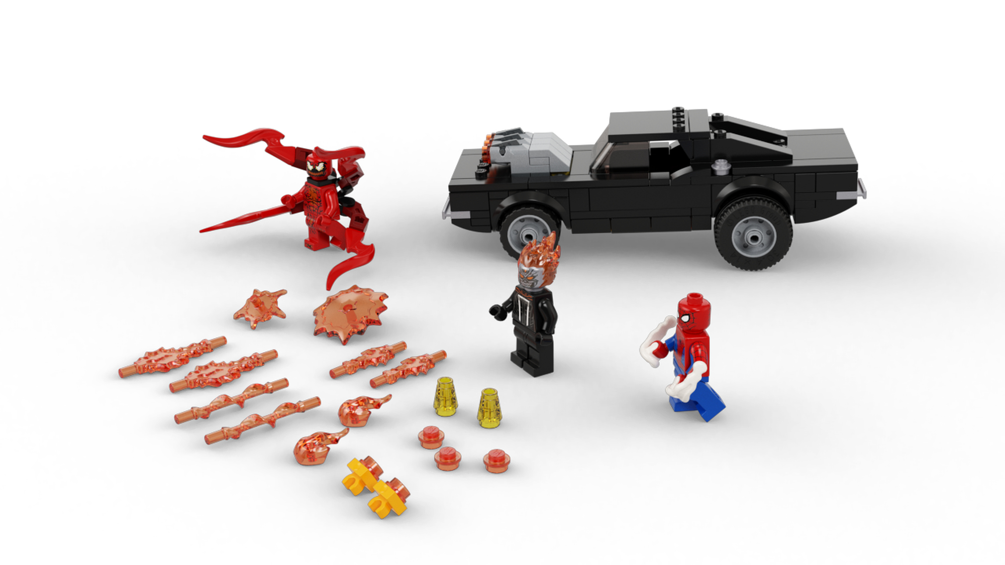 LEGO 76173 Spider-Man and Ghost Rider VS Carnage, 5702016912784