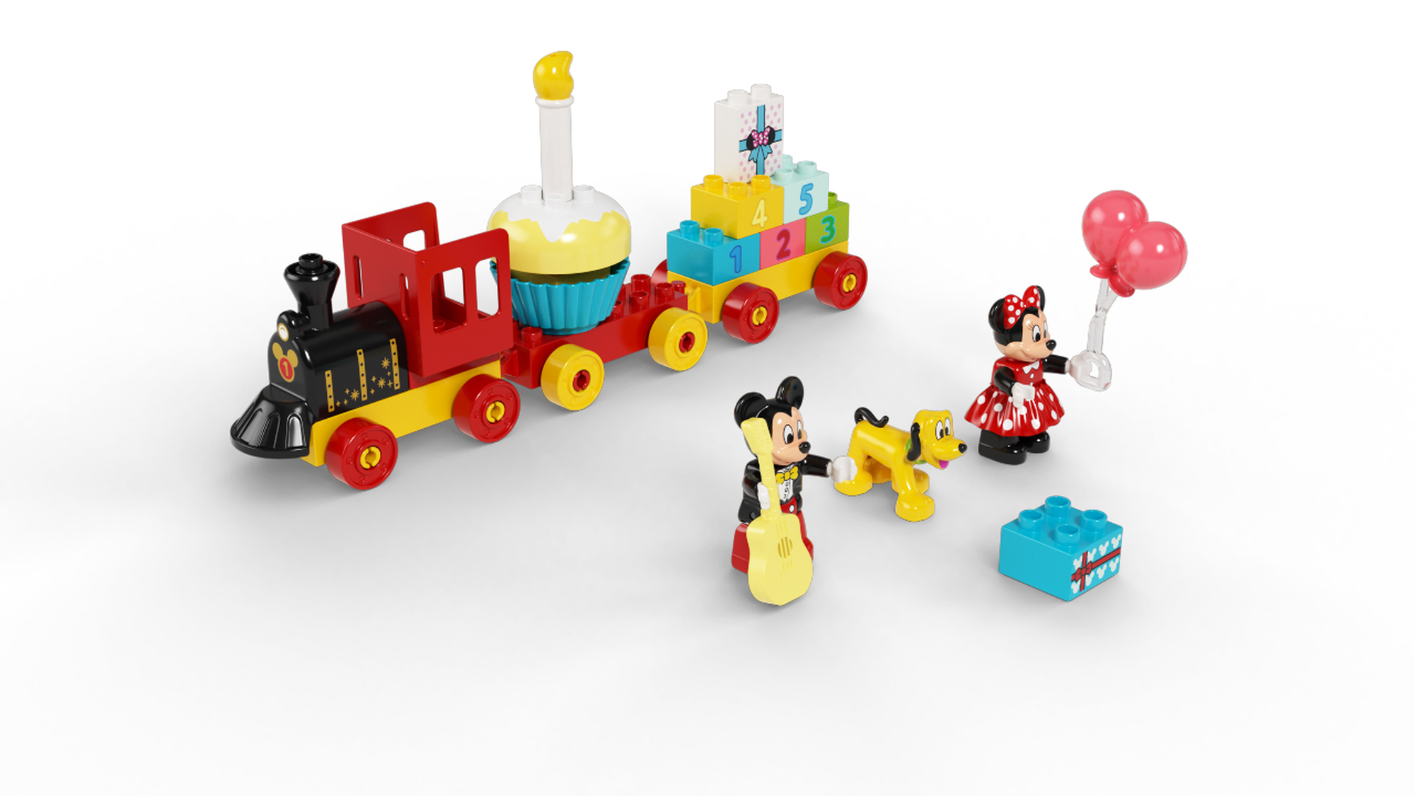 Mickey mouse birthday train duplo hot sale