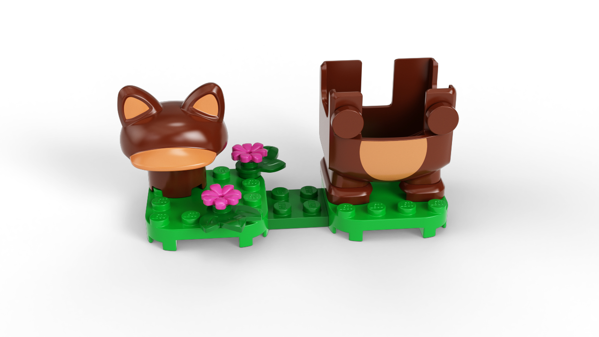 Mario best sale lego tanooki