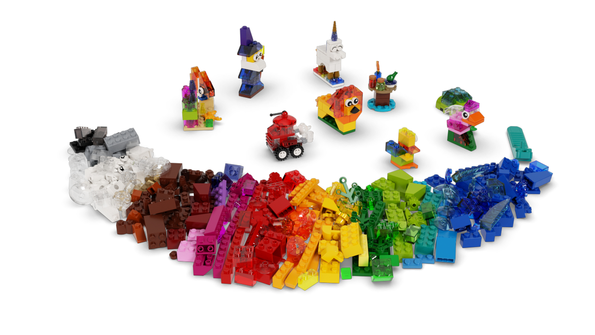 LEGO® 11013 Creative Transparent Bricks - ToyPro