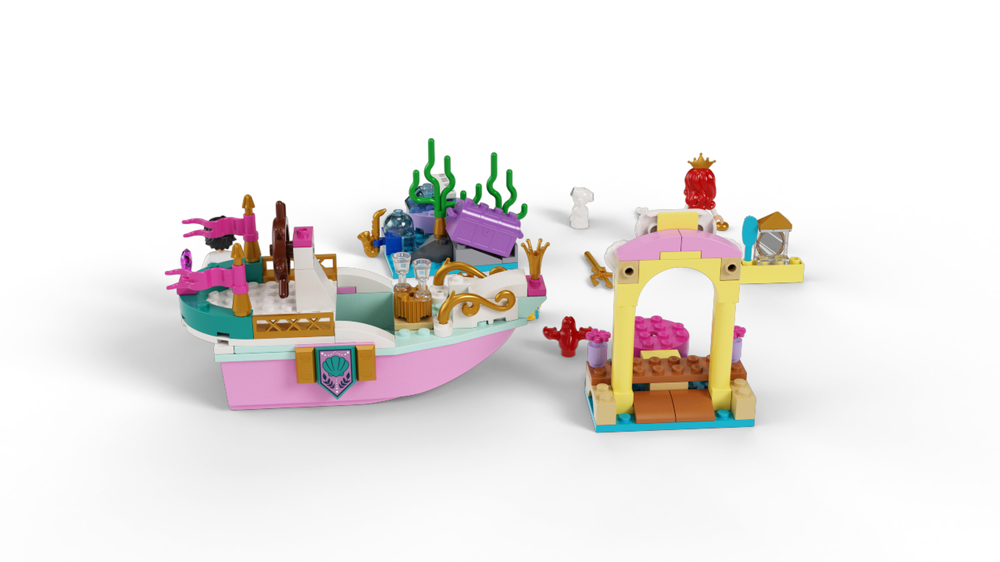 Lego Disney Princess 43191 Barco De Ceremonias De Ariel Multicolor