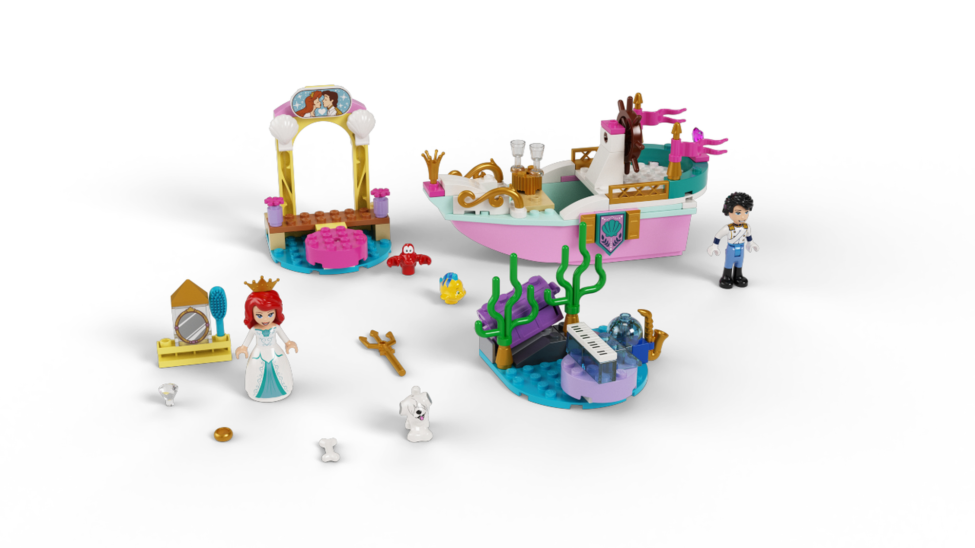 Lego Disney Princess 43191 Barco De Ceremonias De Ariel Multicolor