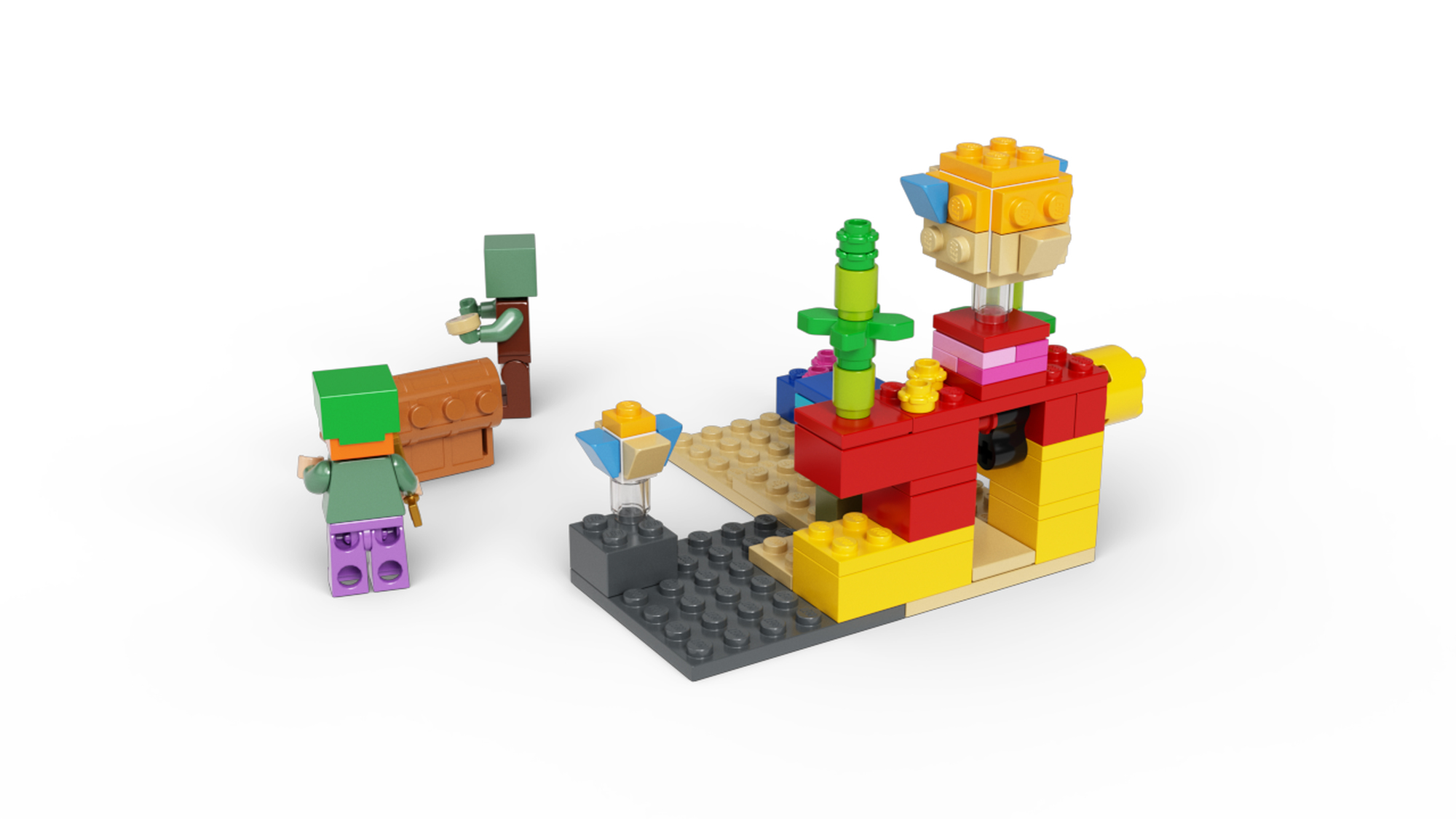 Lego Minecraft 21164 Lego Bricks Lego Minecraft 21164 The Coral