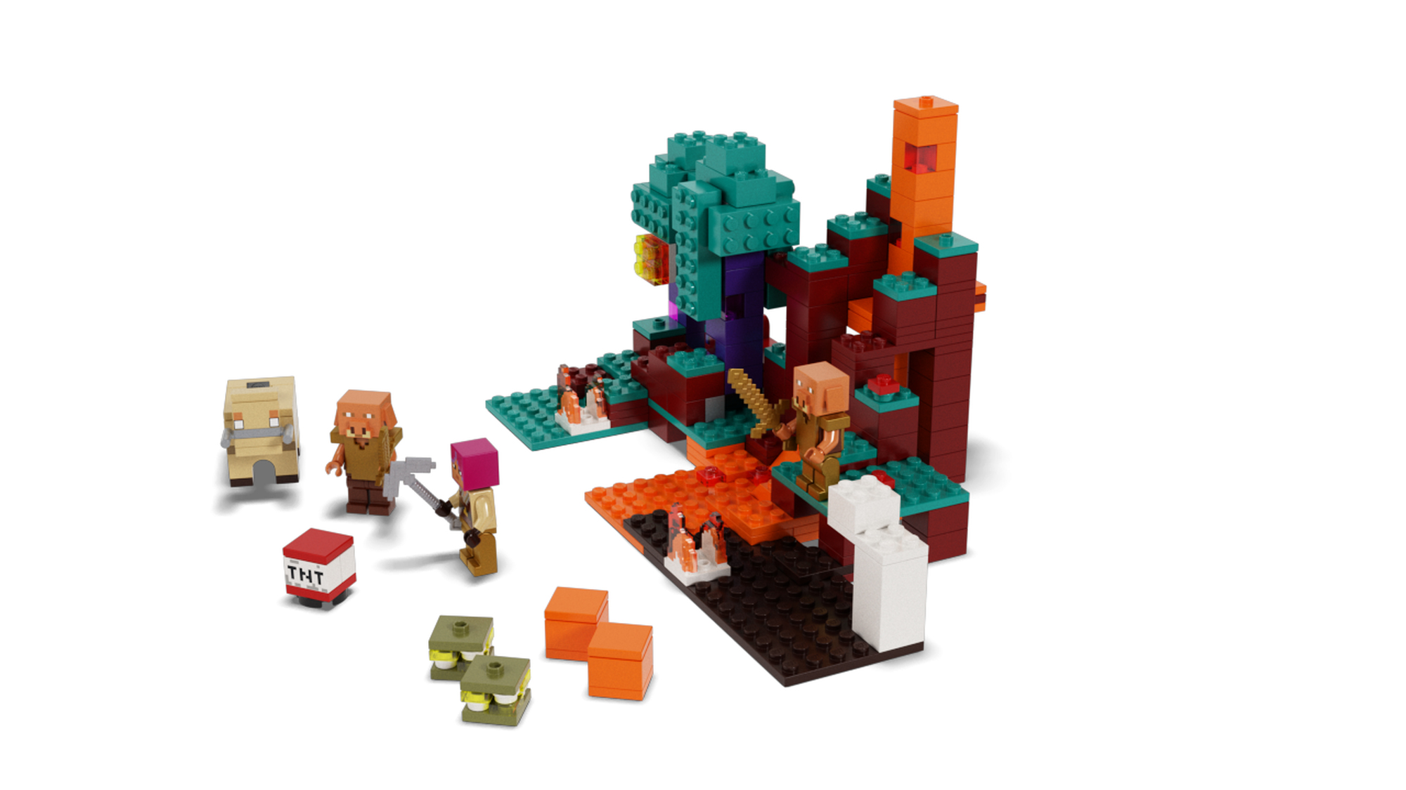 Lego minecraft discount warped forest 2021