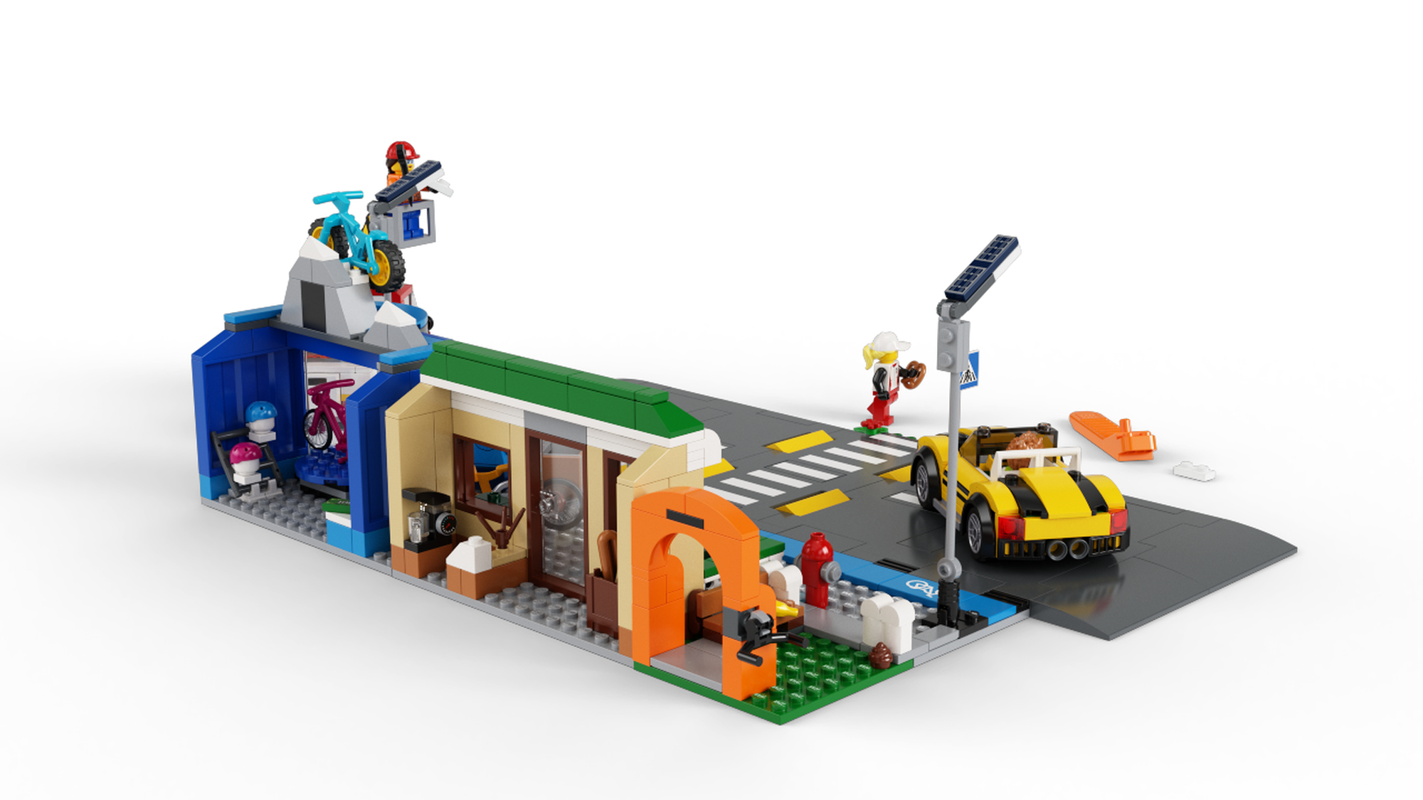 Road Plates Lego 60306 Price LEGO® City Community Shopping Street