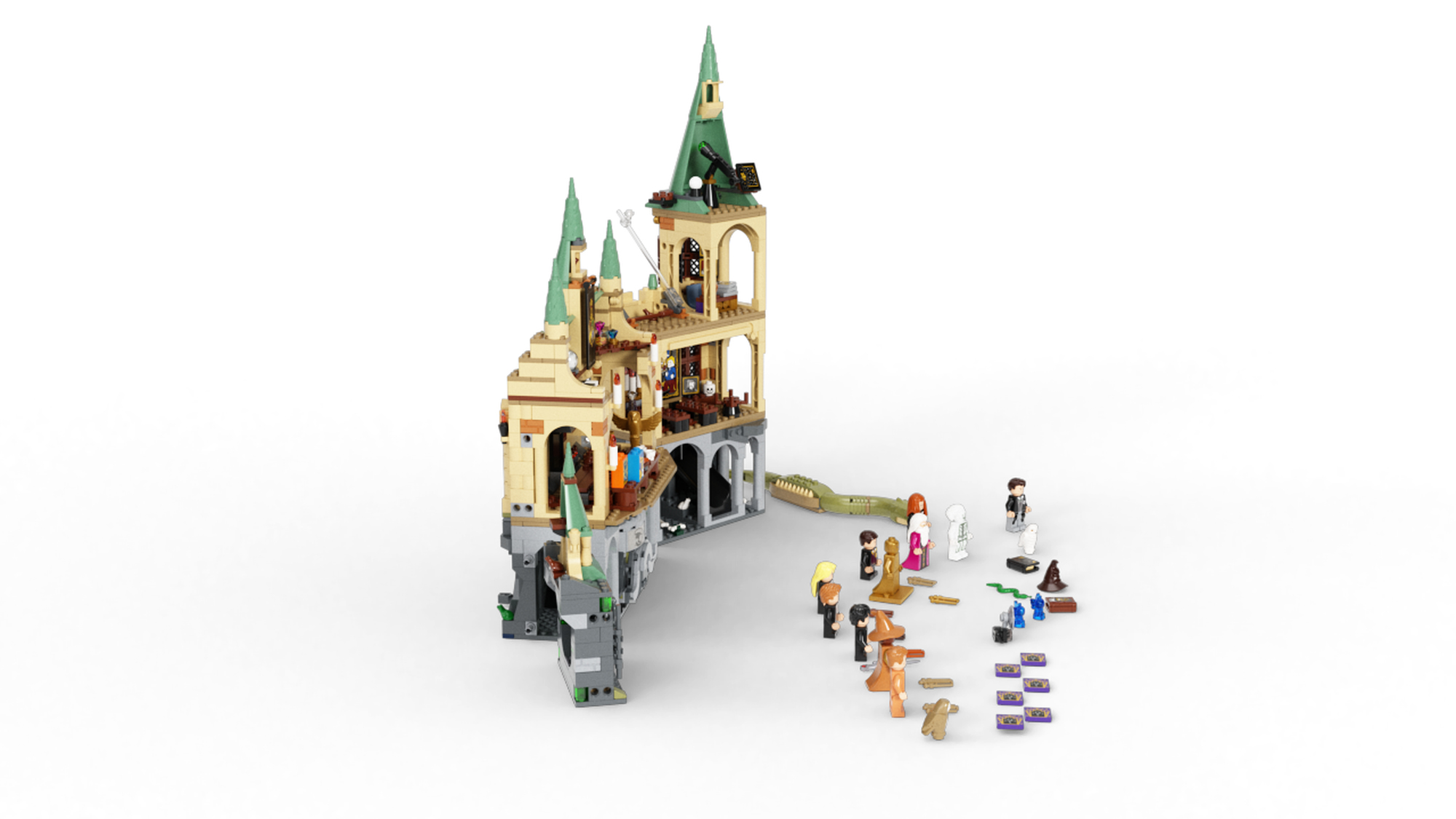 LEGO Harry Potter: A Câmara dos Segredos de Hogwarts, Idades 9+, 1176  Peças, Item 76389