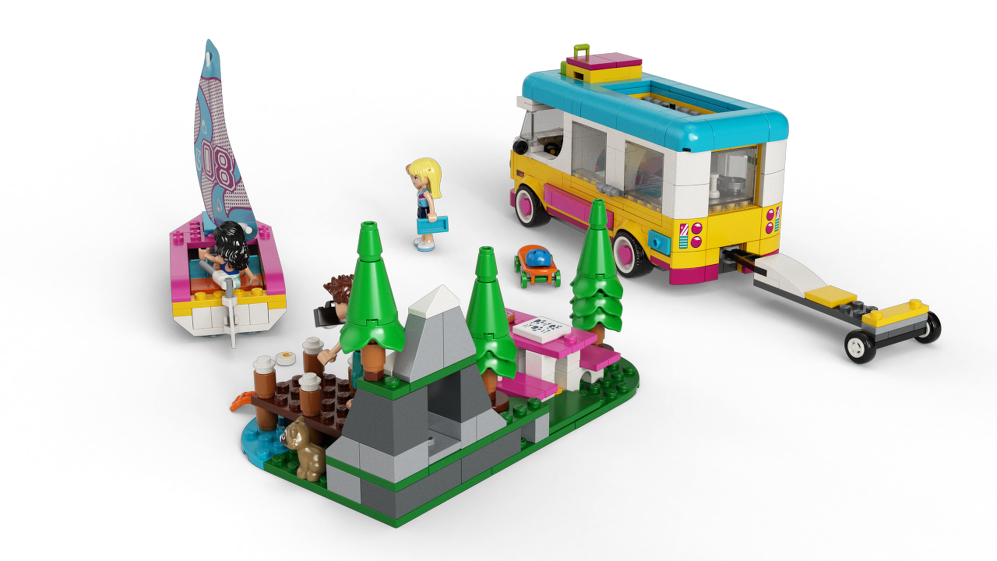 Lego Camper 41681 Lego Friends LEGO 41681 Forest Camper Van And