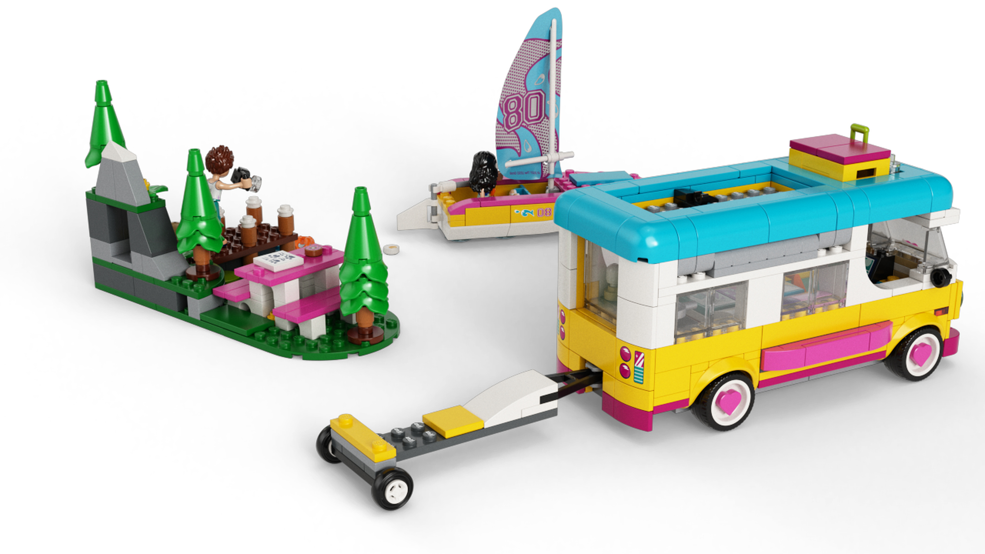 Lego friends camping online van