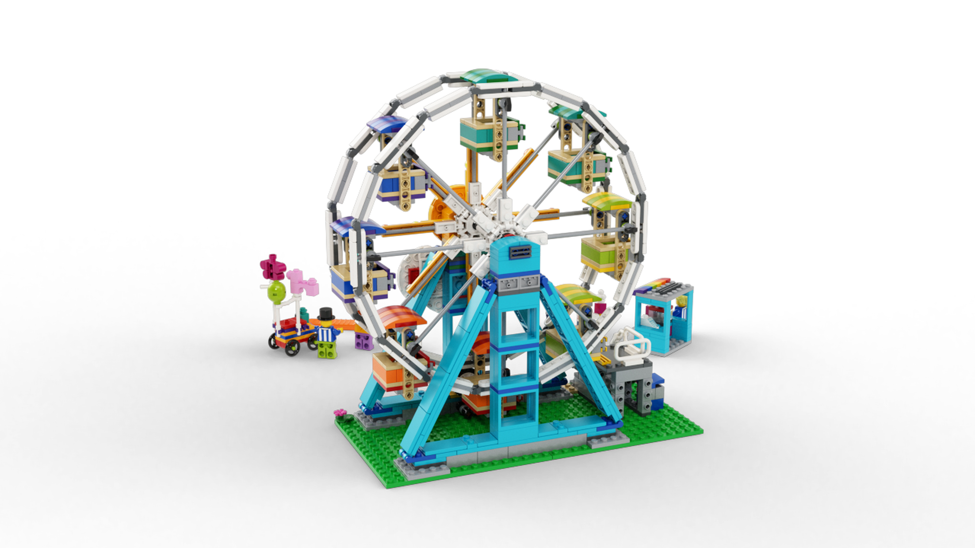 Lego Kit Lego Creator Ferris Wheel 2021 Ferris Wheel Space Shuttle
