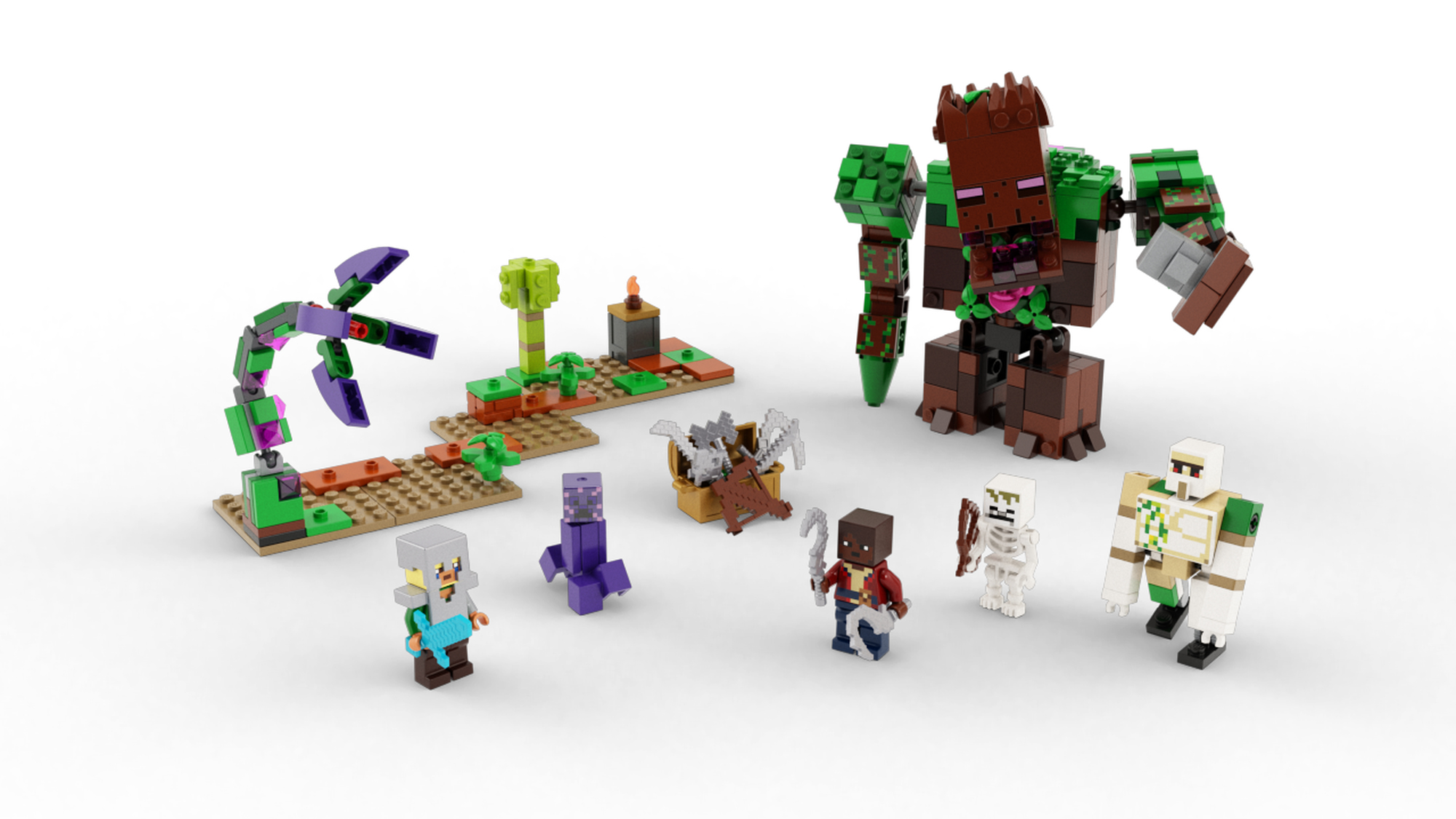 Lego Minecraft O Horror da Selva - Lego 21176 - UPA STORE