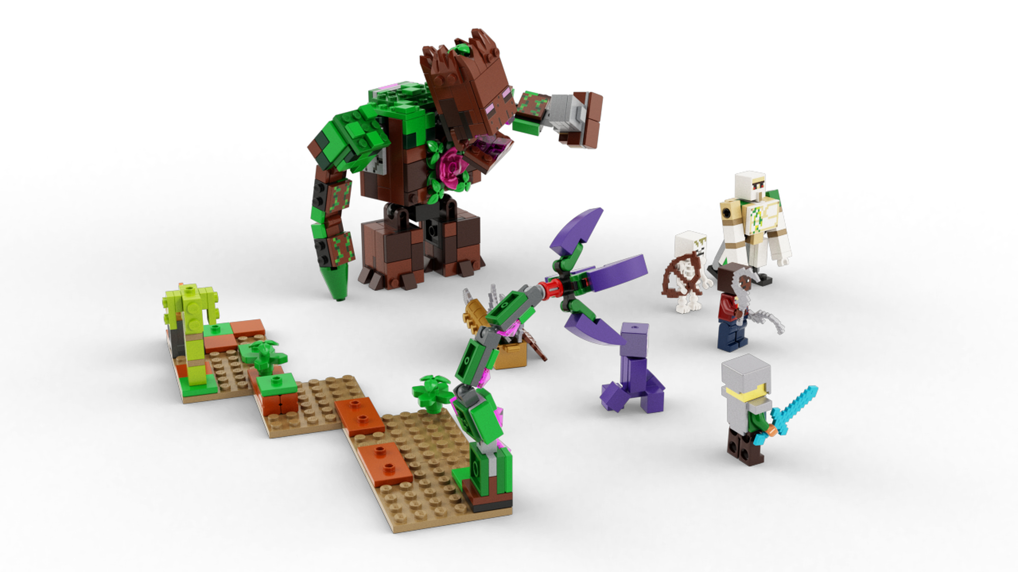 Minecraft Dungeons Jungle Abomination Lego Lego 21176 Minecraft Minecraft  Dungeons Jungle Abomination LEGO 21176 The Jungle