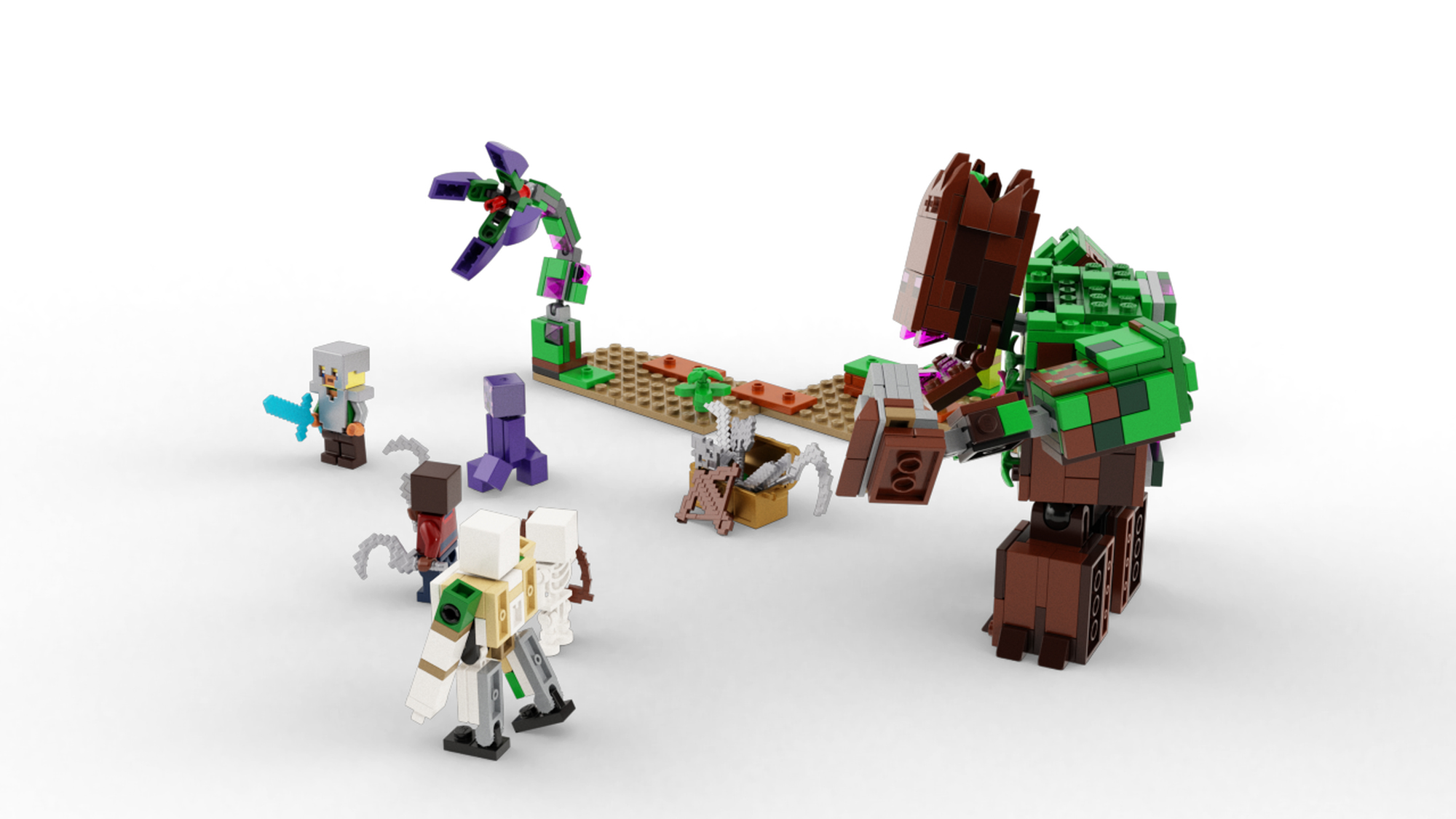 Lego Minecraft O Horror da Selva - Lego 21176 - UPA STORE