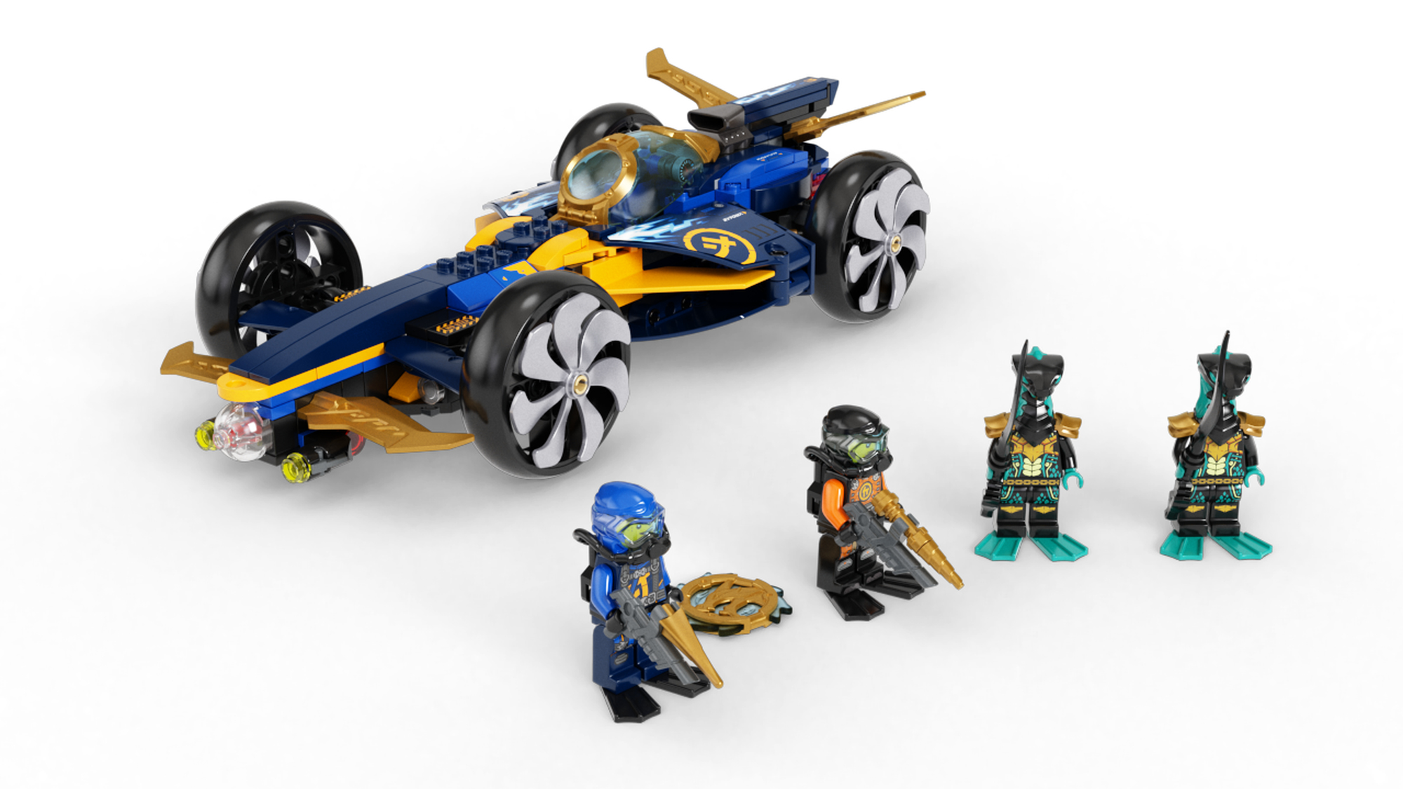 SHO　フィギュア LEGO NINJAGO Ninja Sub Speeder 71752 Building Kit (356 Pieces