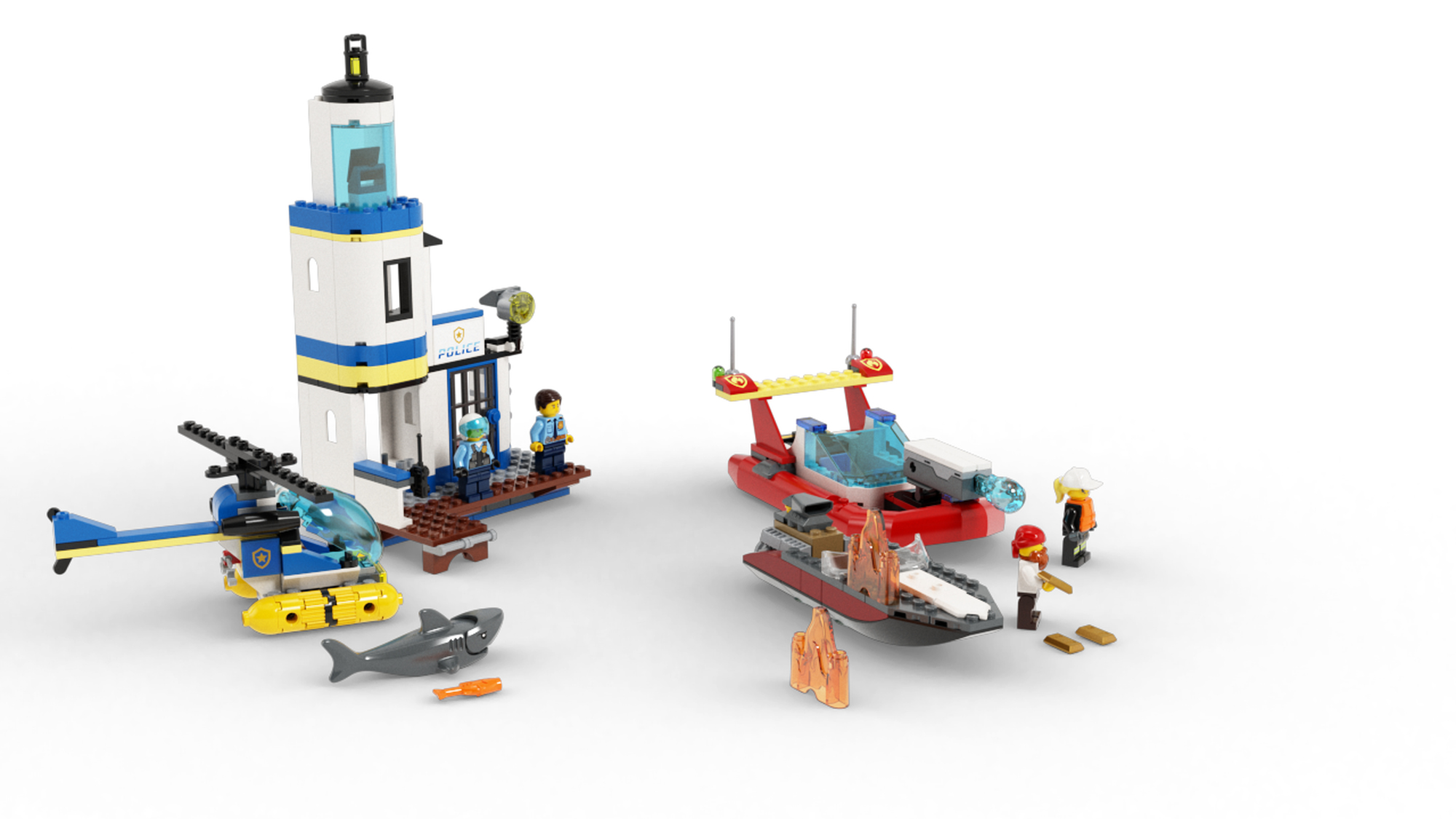 LEGO City Seaside Police and Fire Mission