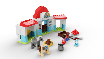 lego duplo farm pony stable