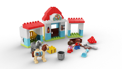 lego farm pony stable