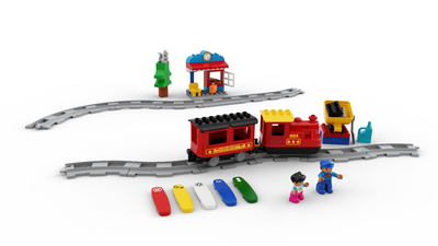 lego duplo town steam train toy building set