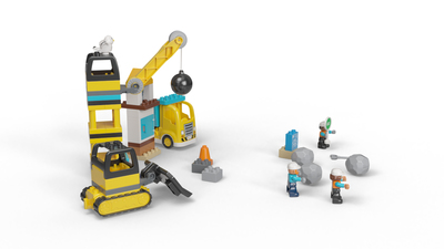 lego wrecking ball crane