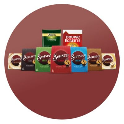 Verschiedene Pad- und Filterkaffeesorten für jede Gelegenheit