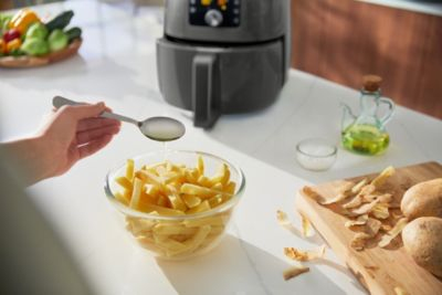 Oryginalne urządzenie Airfryer z 7-krotnie szybszym przepływem powietrza<br>•<br>•<br>•<br>•<br>•<br>•<br>•<br>•