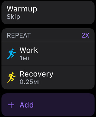 Stel zelf je work-outs samen.