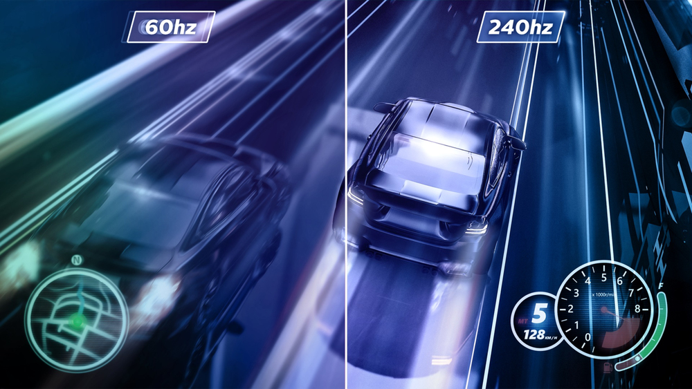 Ultra-fast 240 Hz refresh rate for virtually lag-free gaming