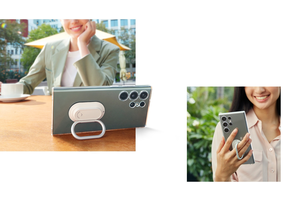Secure grip and stand