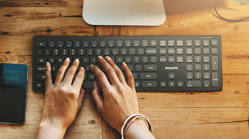 Low-profile keys are quick and stylish looking