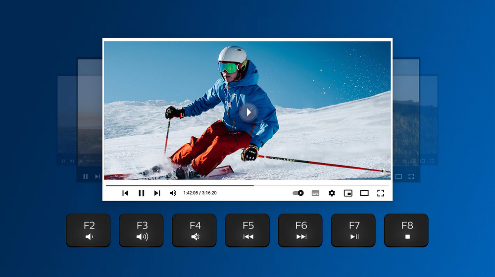 Convenient multi-media shortcuts