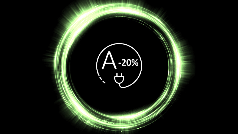 Hohe Energieeffizienz