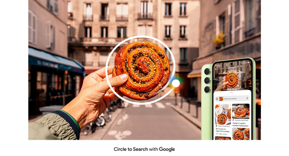 Circle it, find it. Now available on Galaxy A54 5G