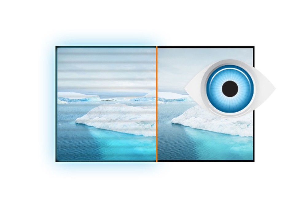 FLICKER-FREE + BLUE LIGHT