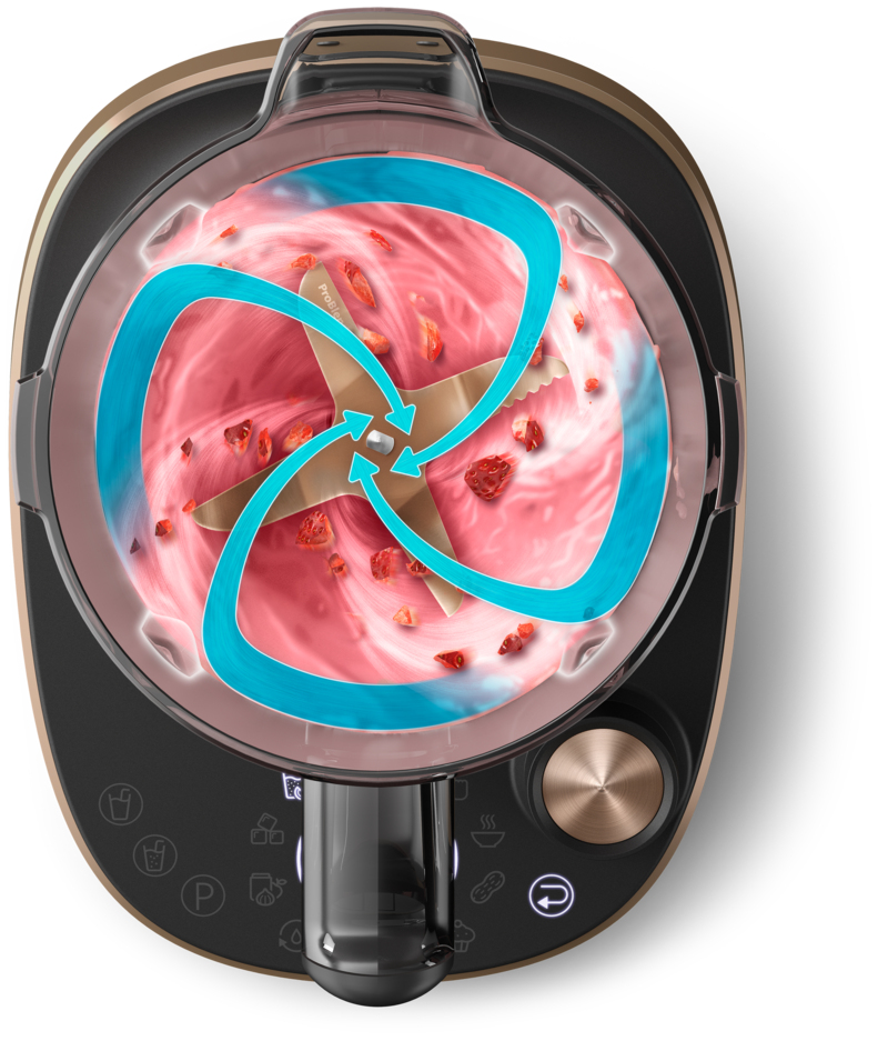 ProBlend Ultra ąsotis nukreipia ingredientus atgal į srautą