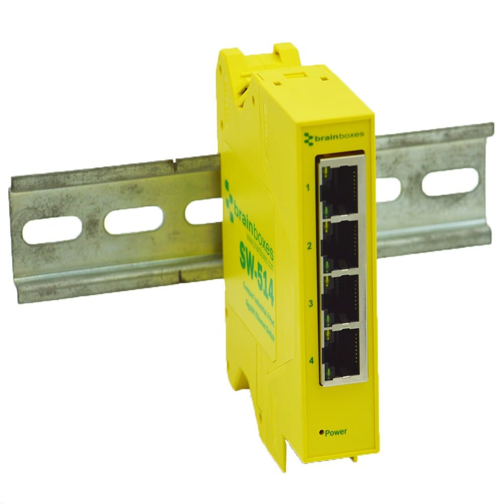 DIN rail mountable