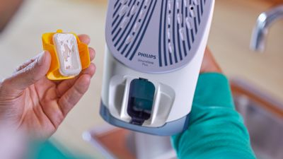 Sistema rapido di scarico del calcare