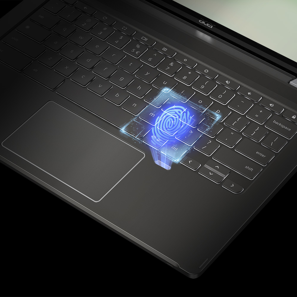 <b>Built-in Fingerprint Reader</b>