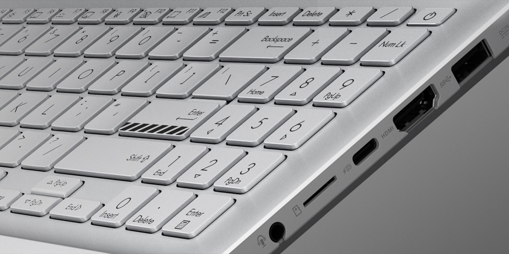 Enhanced number key layout